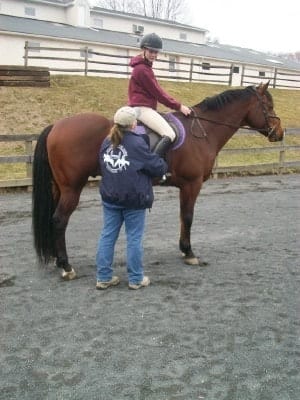Private horseback riding lesson at Sunny Brook Farm