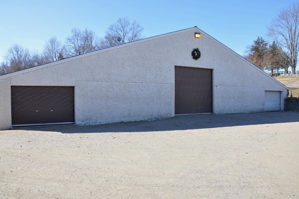 Barn exterior front view